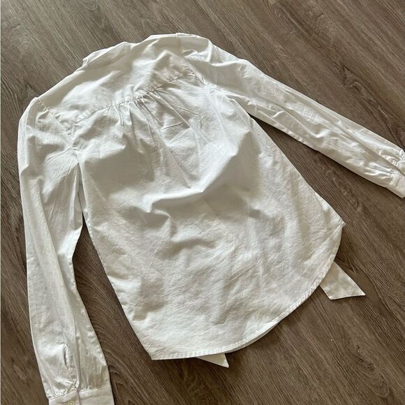 J. Crew Button Down with Tie Accent - Picture 10 of 10